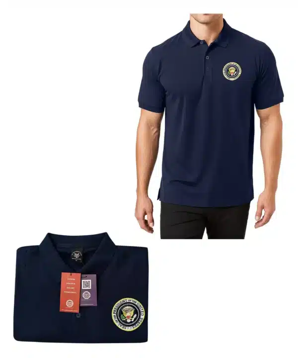 Presidential Polo Shirt Navy Blue