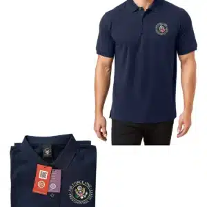 Men's Presidential Air Force One Polo Shirt - Navy Blue