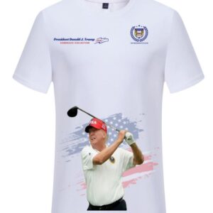 president trump golf presidential shirt white | trump golf shirt white