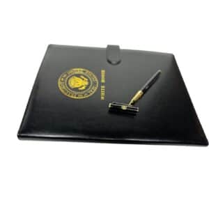 Leather Notebook & Pen Set