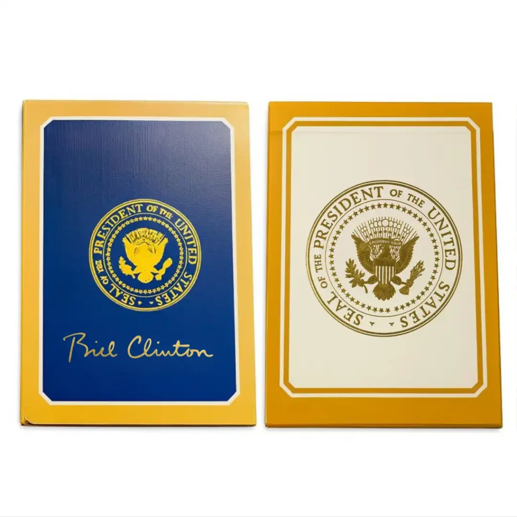 Bill Clinton Signatures Cards