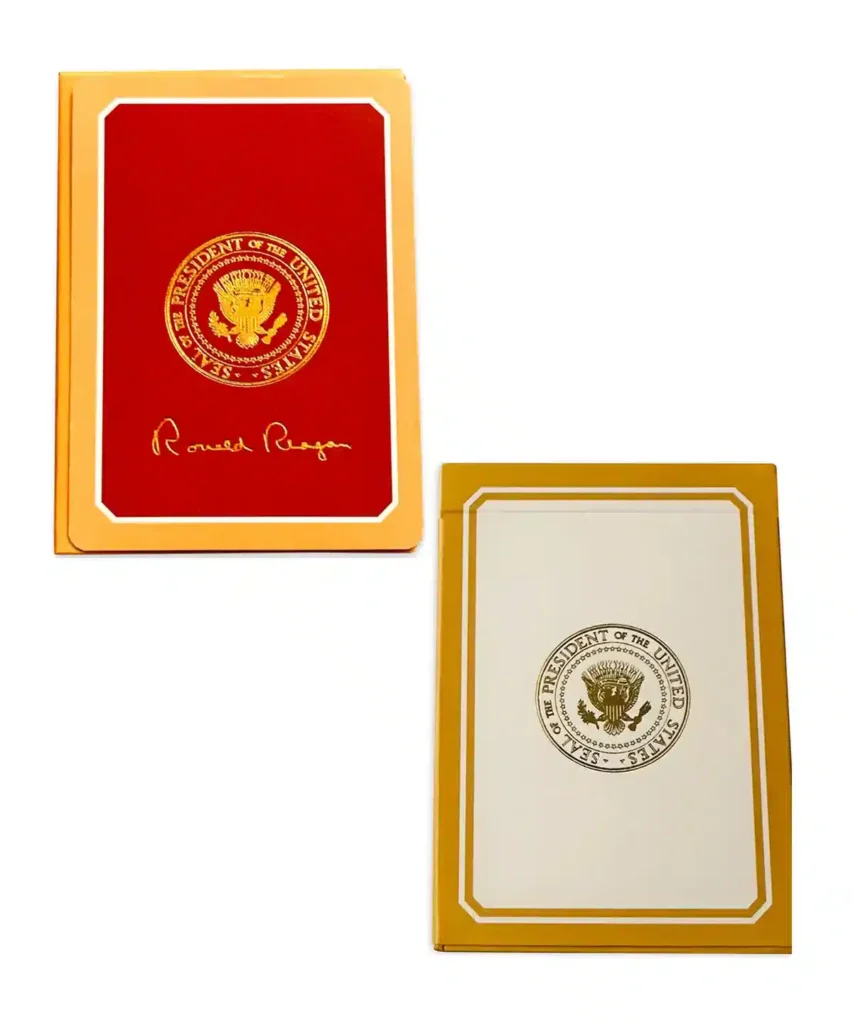 Ronald Reagan Signatures Cards