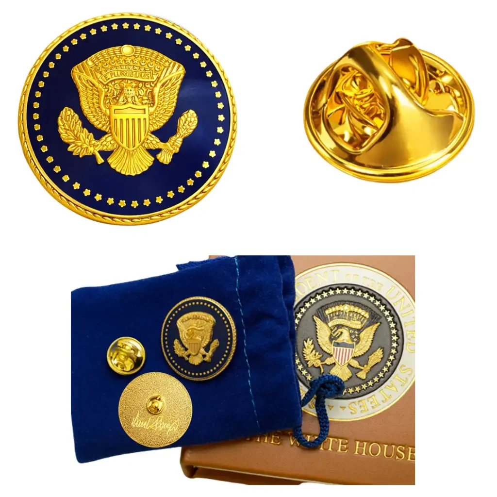 Donald Trump Signature Gold Lapel Pin