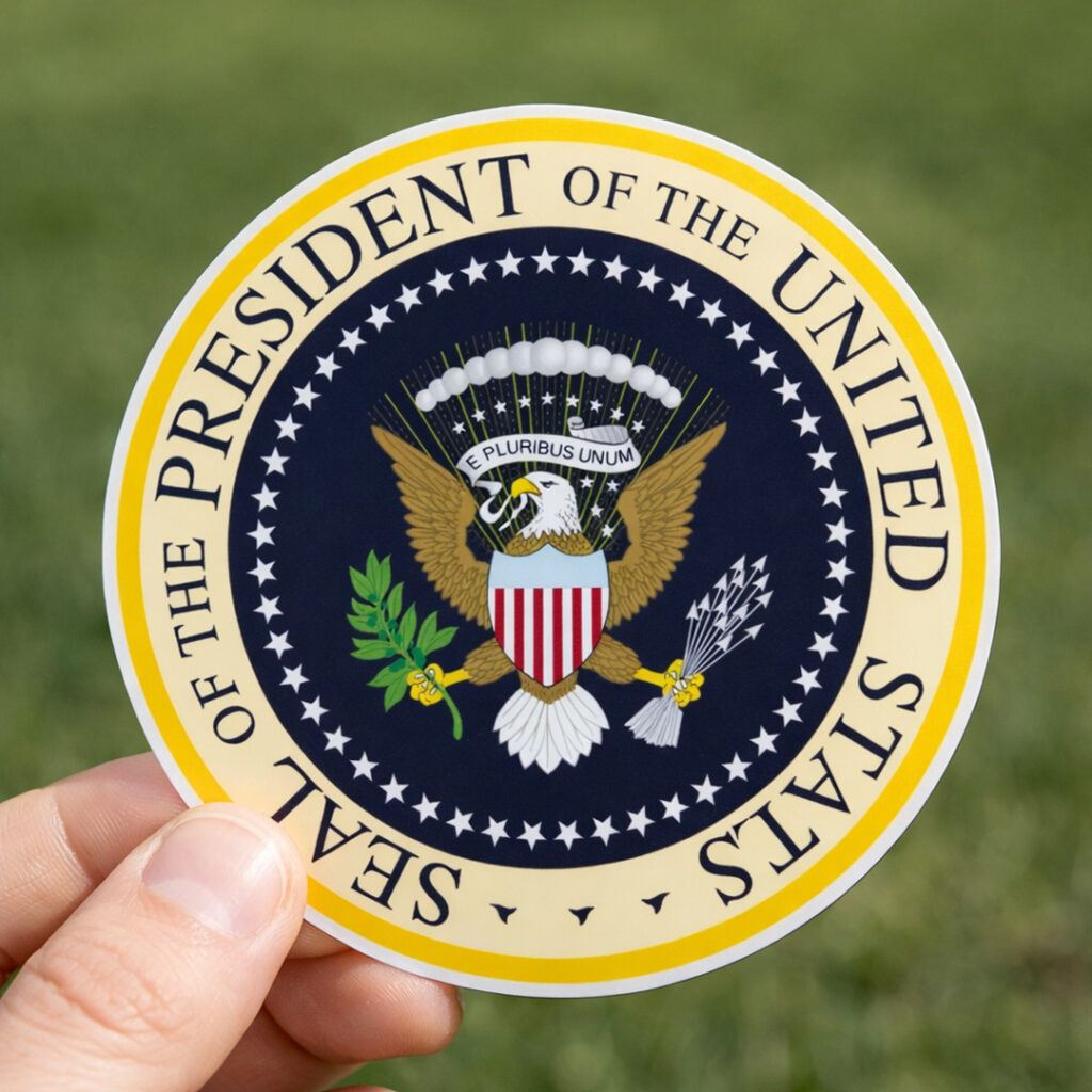 Yellow Vinyl Sticker