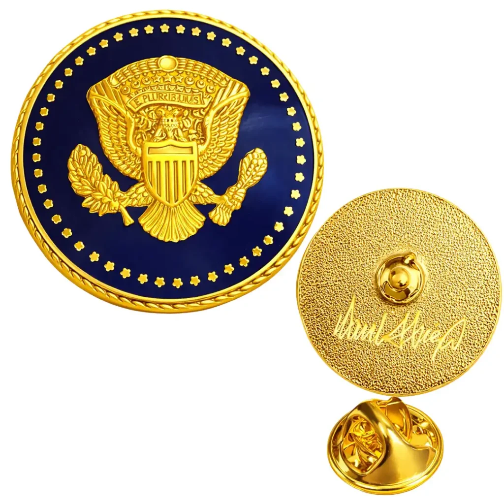 Donald Trump Signature Gold Lapel Pin