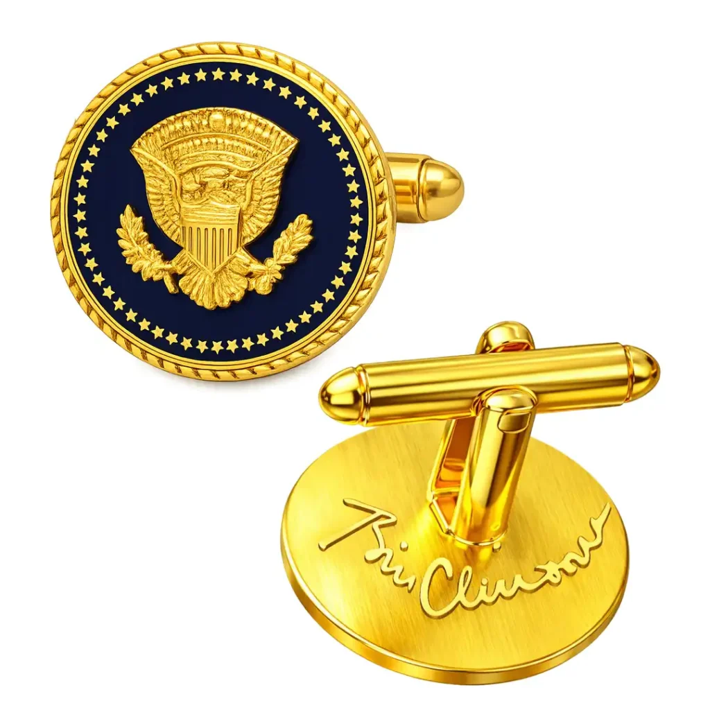 Presidential Bill Clinton Cufflinks