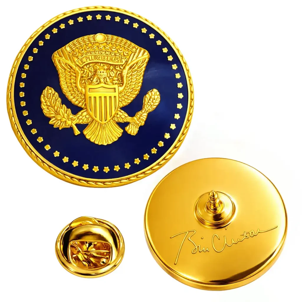 Presidential Bill Clinton Lapel Pin