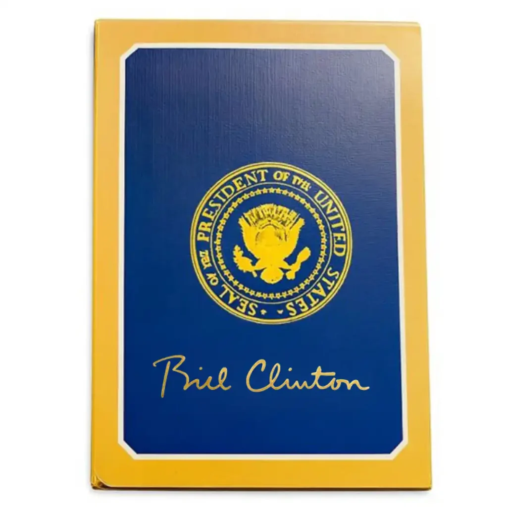 Bill Clinton Signatures Cards