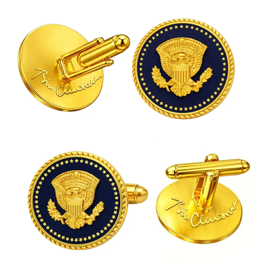 Presidential Bill Clinton Cufflinks