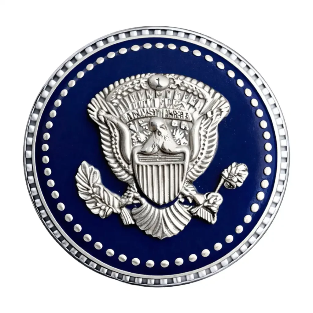 Barack Obama Silver Cufflinks