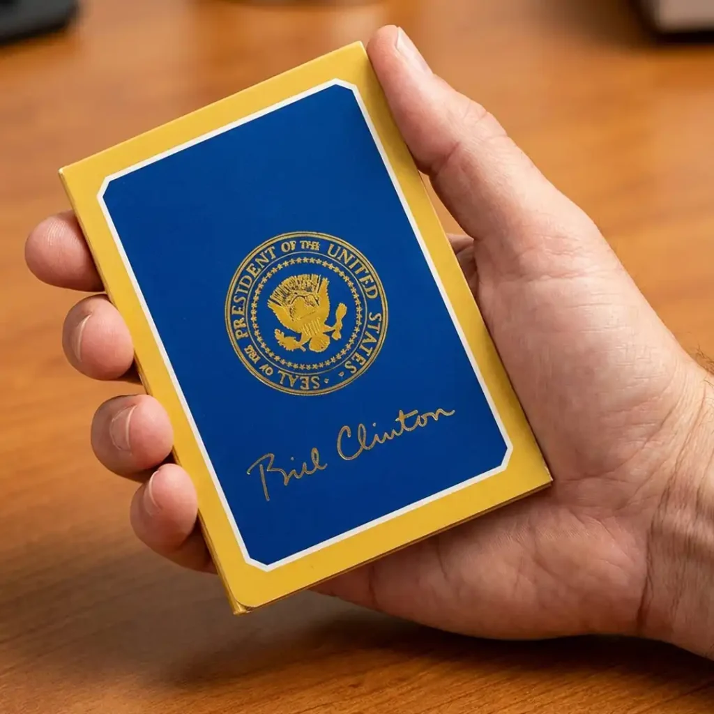 Bill Clinton Signatures Cards
