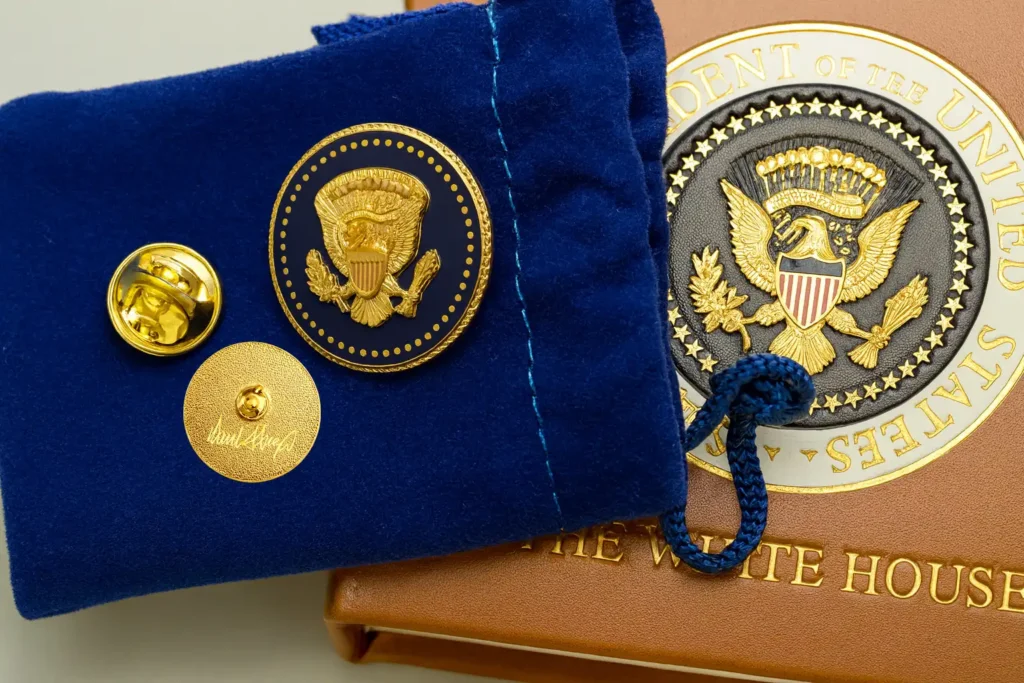 Donald Trump Signature Gold Lapel Pin
