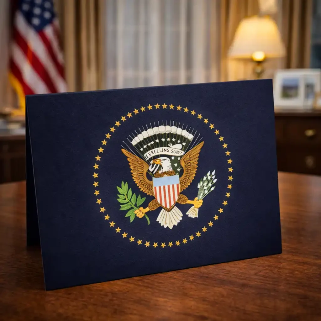Exclusive Presidential Note Cards