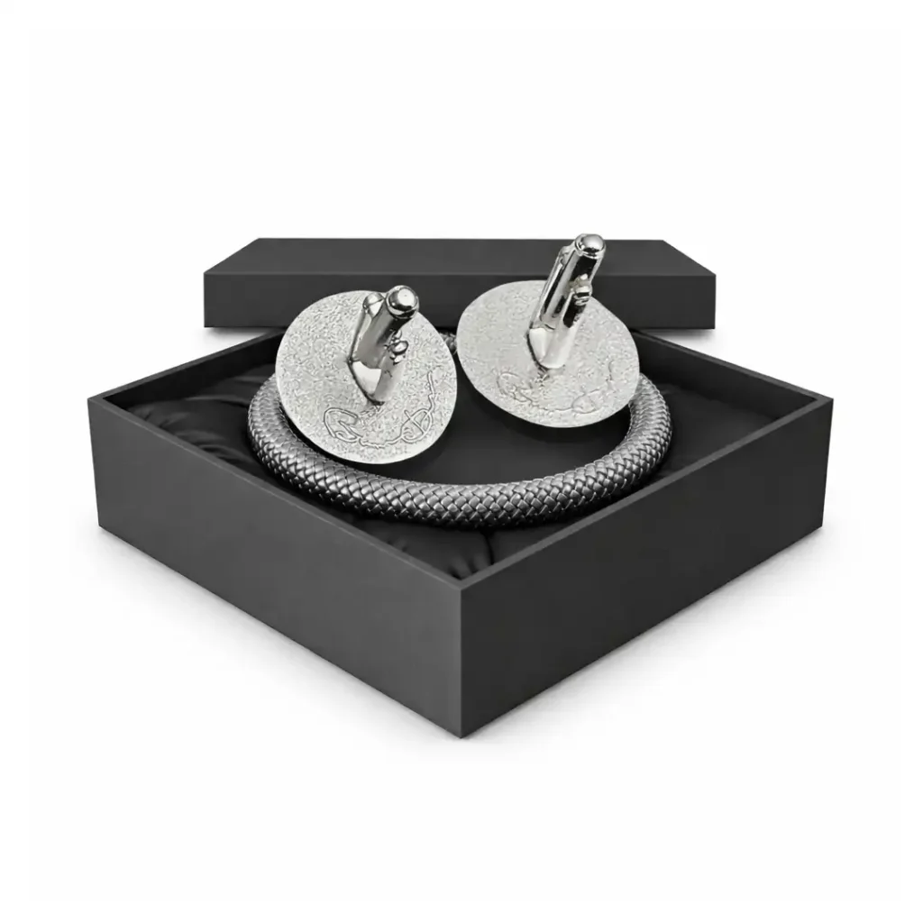 Barack Obama Silver Cufflinks