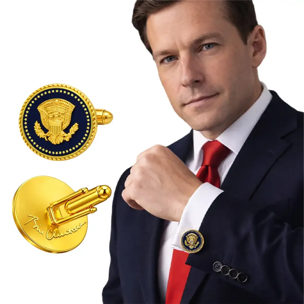 Presidential Bill Clinton Cufflinks