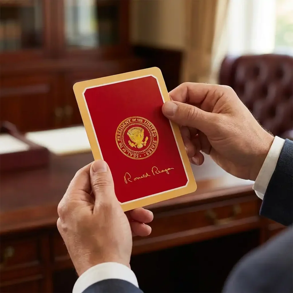 Ronald Reagan Signatures Cards