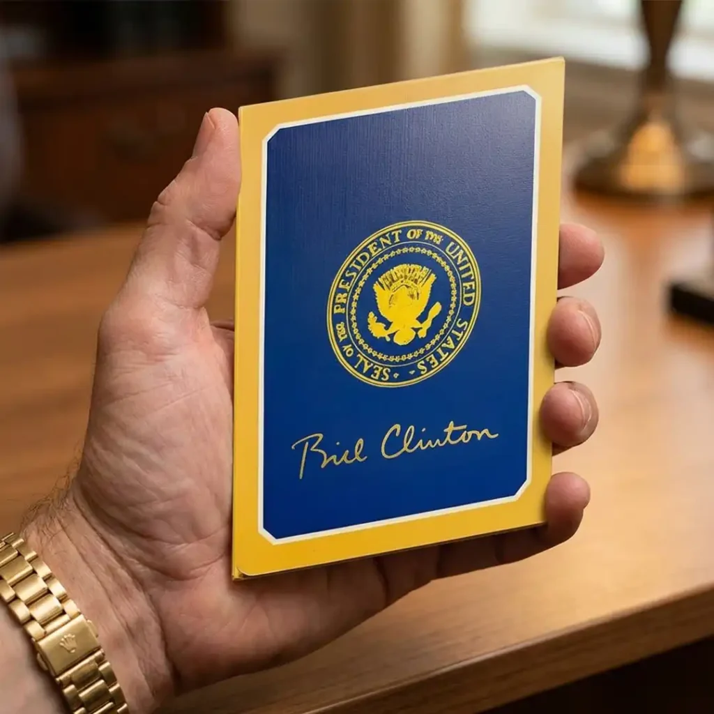 Bill Clinton Signatures Cards