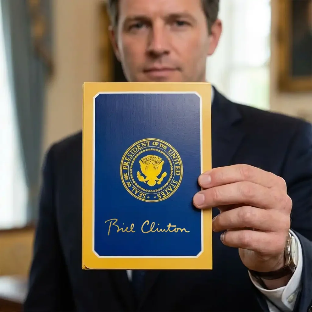Bill Clinton Signatures Cards