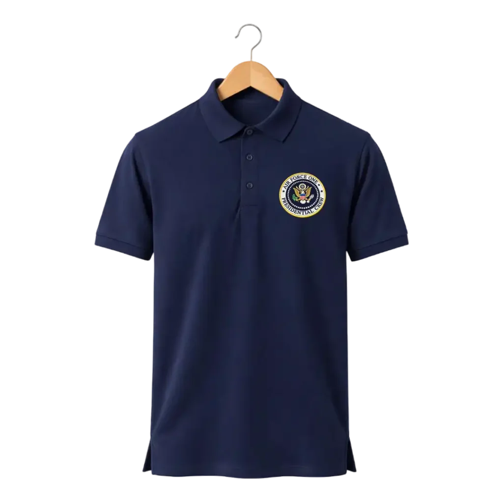 Air Force Polo Shirt Navy Blue , Presidential Guest Polo Shirt