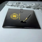 Leather Notebook & Pen