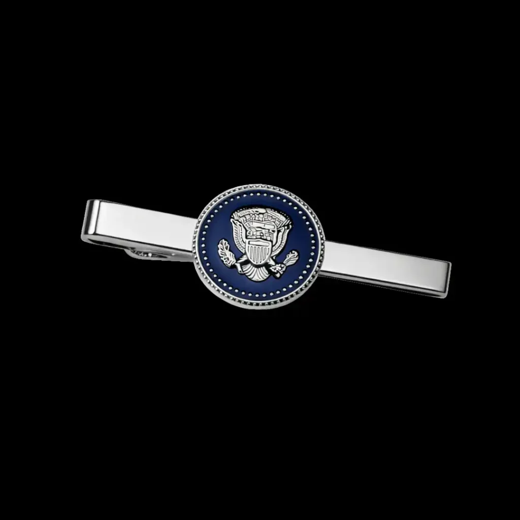 Presidential Tie Clip Silver