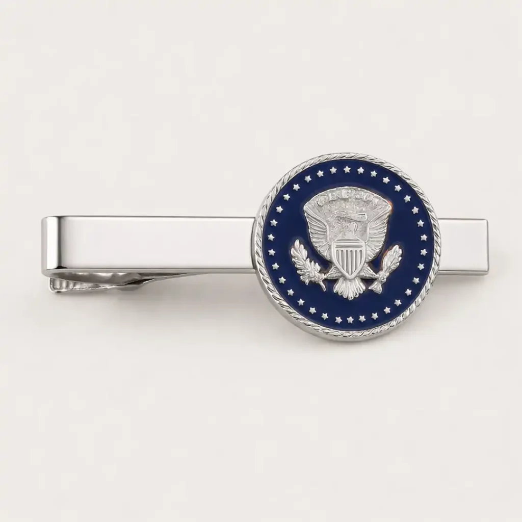 Presidential Tie Clip Silver