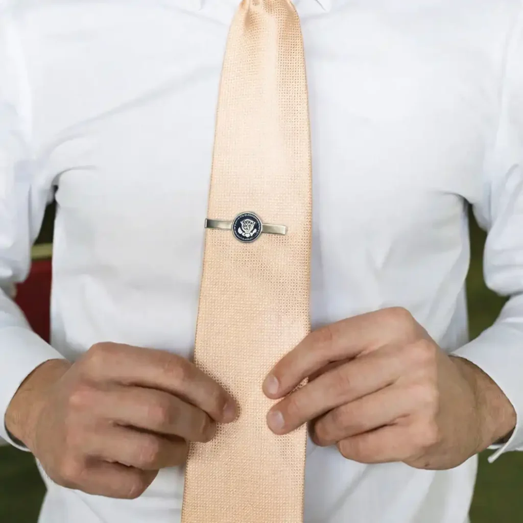 Presidential Tie Clip Silver