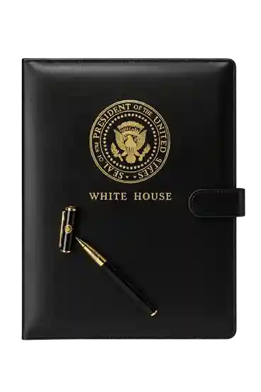 Leather Notebook & Pen Set