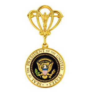 J F Kennedy Signature Ladies Brooch , JFK collectible pin , John F. Kennedy era ,Barack Obama collectible pin