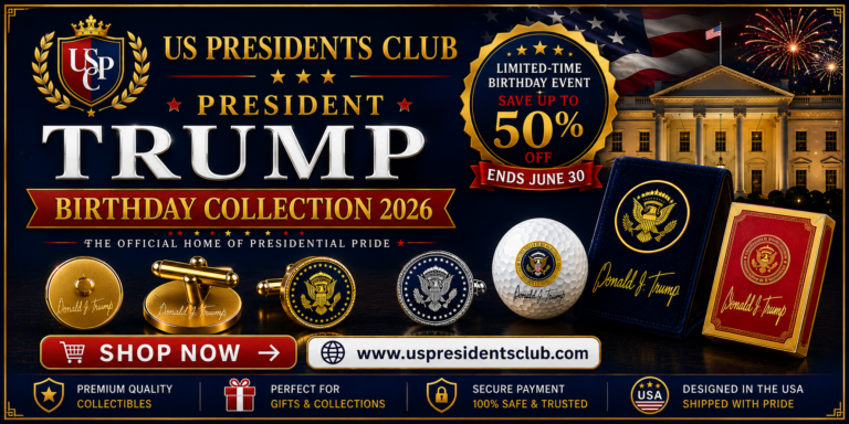 President Donald Trump Birthday Collection 2026: Celebrate a Presidential Legacy with Up to 50% Off Through June
