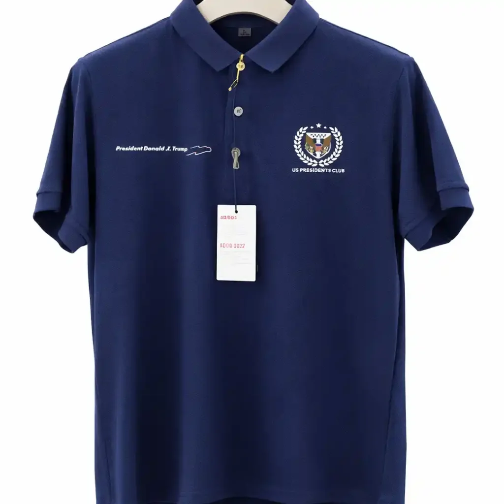 Trump Polo Golf Shirt Blue