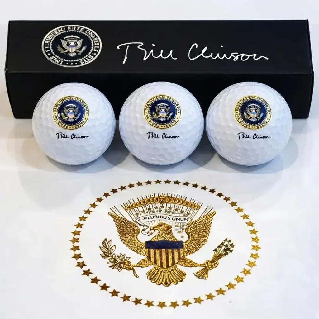 Bill Clinton Signature Golf Balls