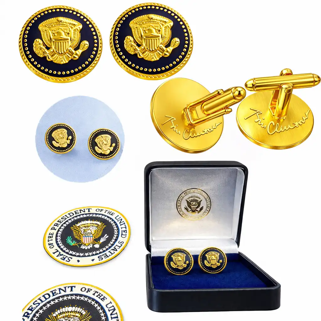 Presidential Bill Clinton Cufflinks