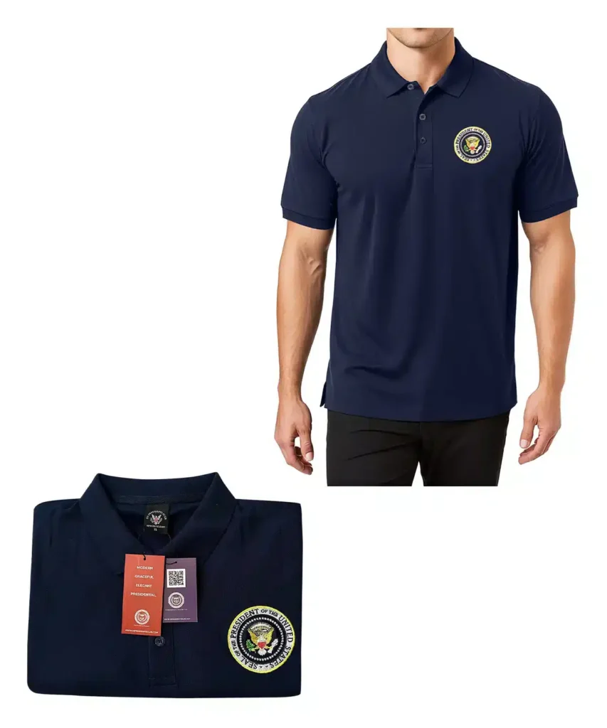 Presidential Polo Shirt Navy Blue