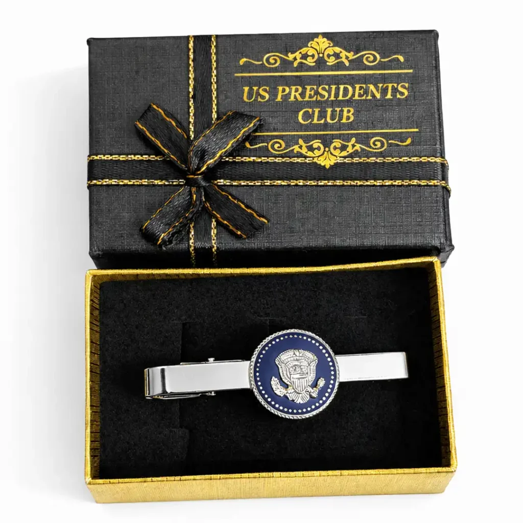 Presidential Tie Clip Silver